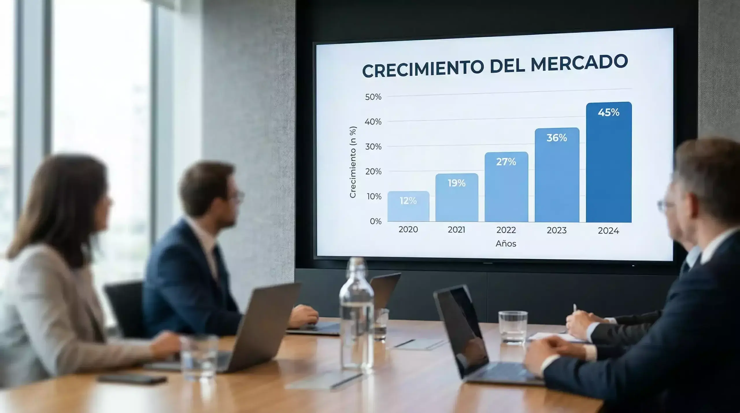 Gráfico de crecimiento del mercado de apuestas español