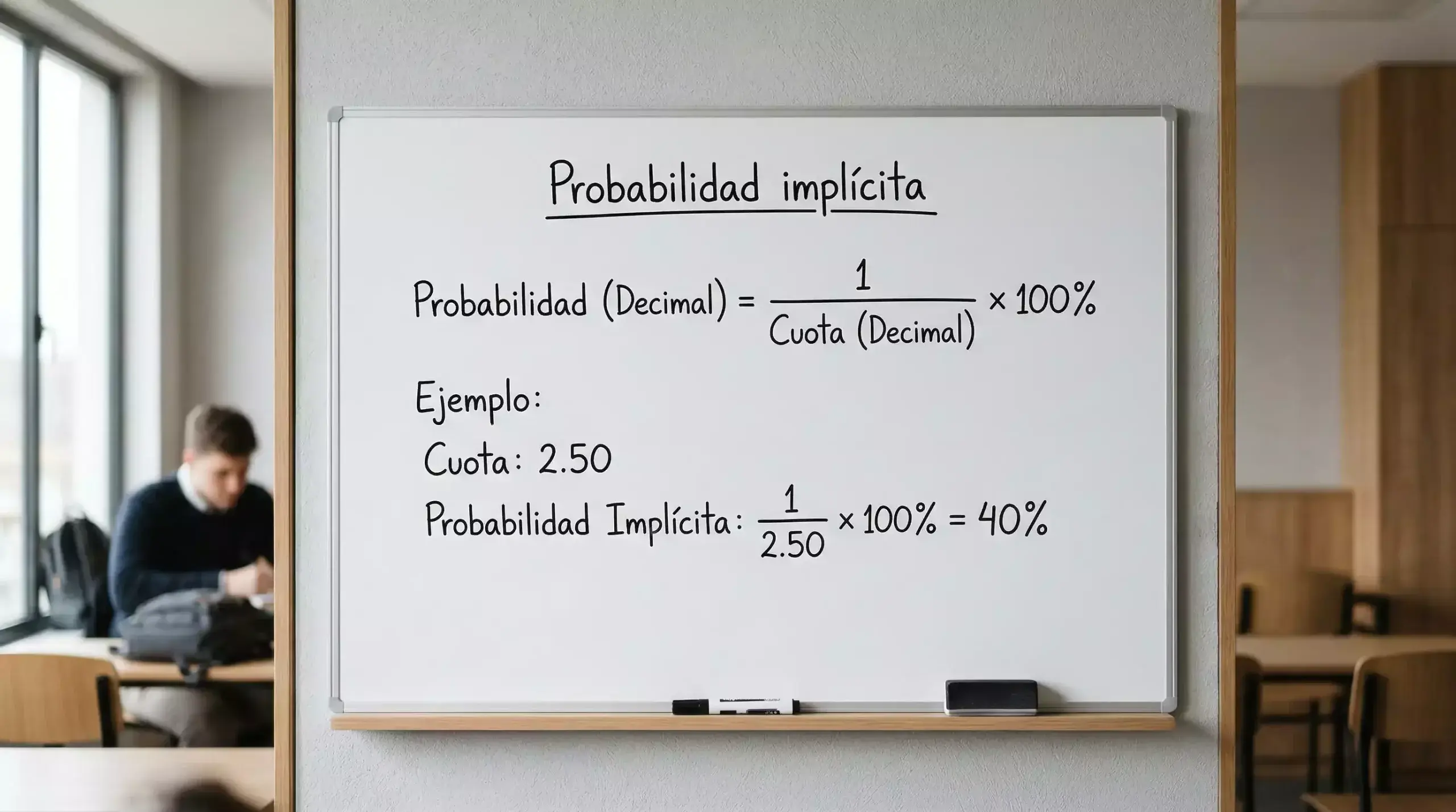 Fórmula matemática junto a cuotas de apuestas de rugby